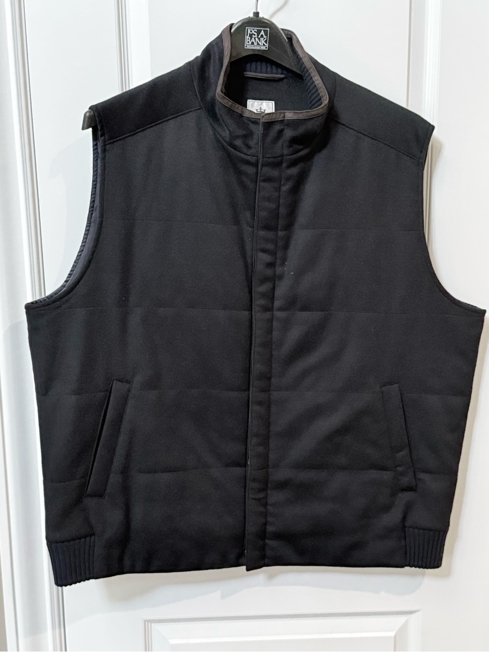 Peter Millar Blue Quilted Stand-Collar Vest